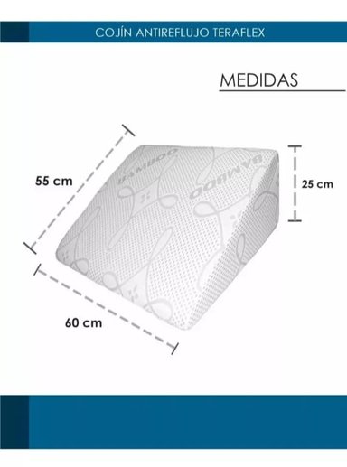 ALMOHADA TERAFLEX ANTIREFLUJO COJÍN 60 X 55 X 25 CM - 6