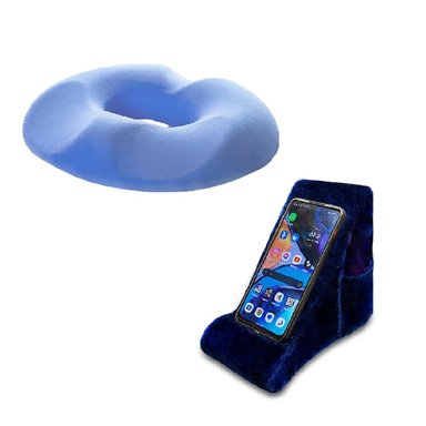 COJÍN TERAFLEX DONA GEL HEMORROIDES COXIS Y REGALO APOYABRAZOS 45 X 41 X 7 CM