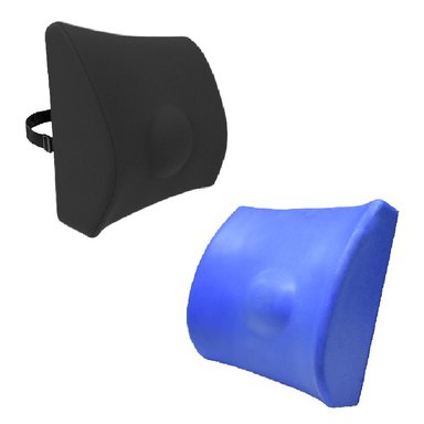 COJÍN TERAFLEX RESPALDO LUMBAR MEMORY FOAM GEL INCLUYE FUNDA DRI FIT 35 X 33 X 12 CM