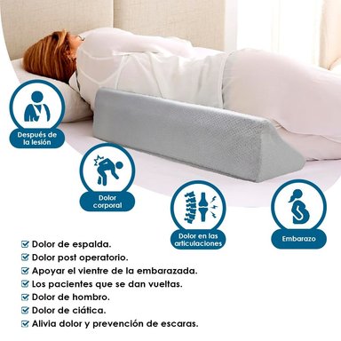 ALMOHADA COJIN MEMORY FOAM PARA DORMIR DE LADO TERAFLEX - 2