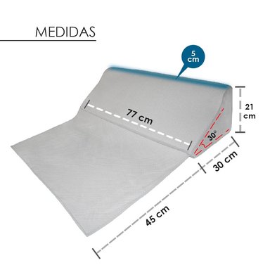 ALMOHADA COJIN MEMORY FOAM PARA DORMIR DE LADO TERAFLEX - 6