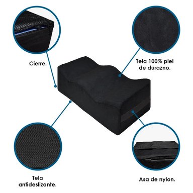 COJIN BBL POST CIRUGIA DE GLUTEOS Y ALMOHADA LUMBAR MEMEORY FOAM  TERAFLEX - 3
