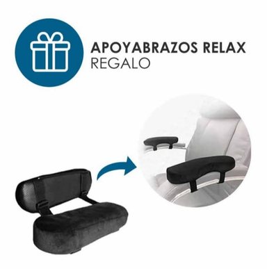 COJIN LUMBAR Y COJIN COXIS GEL TECH 4 FUNDAS - REGALO APOYABRAZOS TERAFLEX - 2