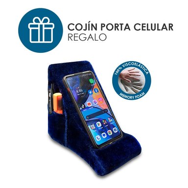 COJIN LUMBAR Y COJIN DONA GEL TECH - REGALO PORTA CELULAR TERAFLEX - 2