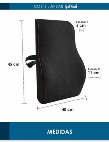 COJIN LUMBAR Y COJIN DONA GEL TECH - REGALO COJIN CERVICAL TERAFLEX - 4