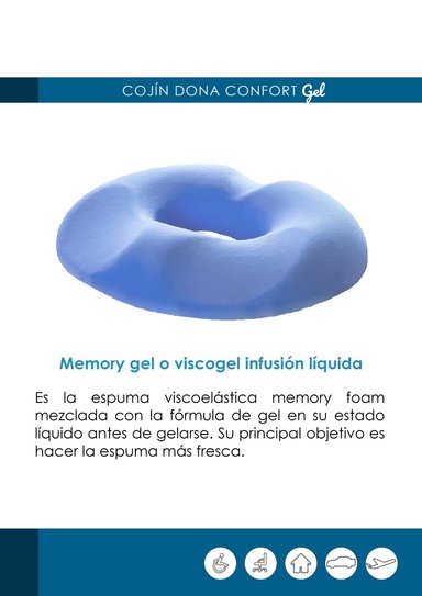 COJIN LUMBAR Y COJIN DONA GEL TECH - REGALO COJIN CERVICAL TERAFLEX - 5
