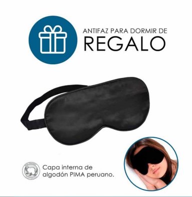 ALMOHADA EMBARAZO LACTANCIA MEMORY FOAM GEL CELESTE  Y REGALO ANTIFAZ  TERAFLEX - 2