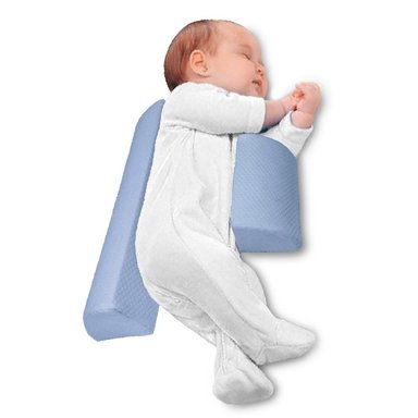 COJIN ANTICAÍDAS POSICINADOR BEBE MEMORY FOAM GEL CELESTE TERAFLEX 42X42X11 CM