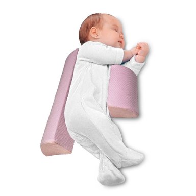 COJIN ANTICAÍDAS POSICINADOR BEBE MEMORY FOAM GEL ROSADO TERAFLEX 42X42X11 CM