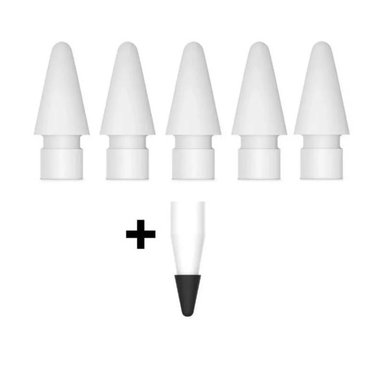 PUNTAS TIPS PARA APPLE PENCIL 1 Y 2 MARCA AILUN PACK X5 COBERTOR PUNTA - 1