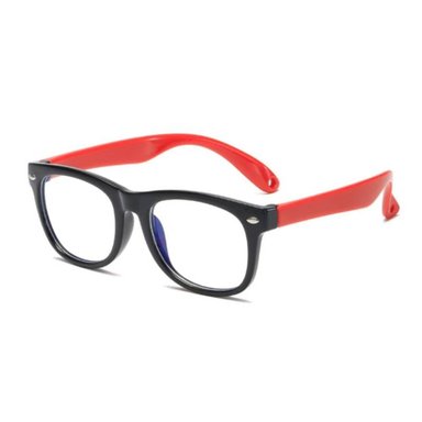 LENTES NIÑOS PROTECCIÓN LUZ AZUL COMPUTADORA PC CELULAR TABLET NEGRO