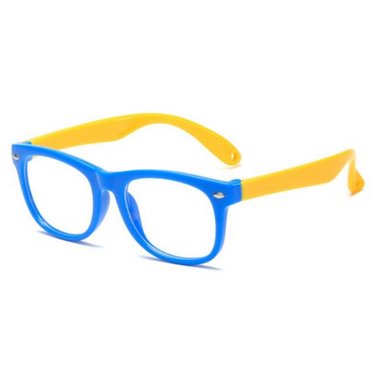 LENTES NIÑOS PROTECCIÓN LUZ AZUL COMPUTADORA PC CELULAR TABLET AZUL