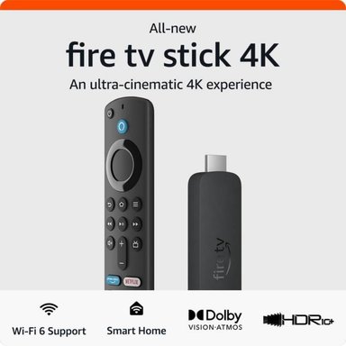 AMAZON FIRE TV STICK 4K 2023 ULTIMA GENERACIÓN WIFI 6 DOLBY ATMOS - 1