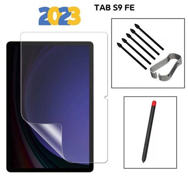 MICA PAPEL SAMSUNG GALAXY TAB S9 FE + 5 PUNTAS + FUNDA S PEN NEGRO - 1