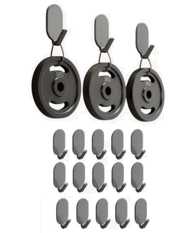 Perchero 15 Ganchos Adhesivos Pared colgador colgante gancho