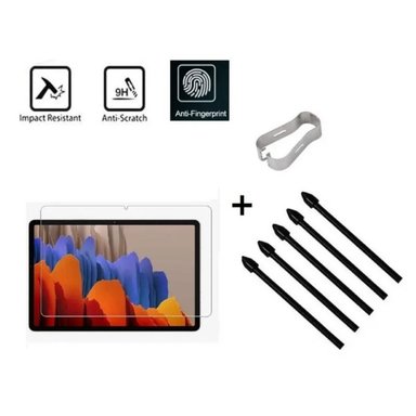 MICA VIDRIO TEMPLADO PARA SAMSUNG GALAXY TAB S7 Y TAB S8 PUNTAS - 1