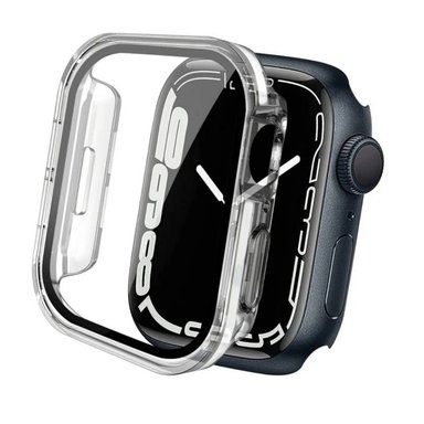 CASE FUNDA PROTECTOR CON MICA APPLE WATCH SERIE 7 Y 8 DE 45MM - 2