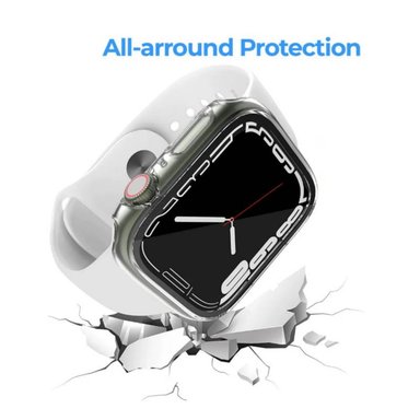 CASE FUNDA PROTECTOR CON MICA APPLE WATCH SERIE 7 Y 8 DE 45MM - 4