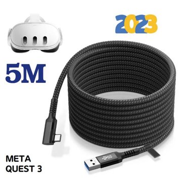 CABLE LINK MAC OS,PC/NOTEBOOK 5M OCULUS QUEST 3 / META QUEST 3 NYLON PREMIUM 2023 - 1