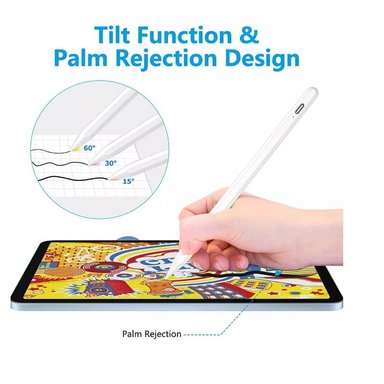 LÁPIZ PARA IPAD RECHAZO DE PALMA MAGNÉTICO STYLUS BATERÍA LARGA - 1