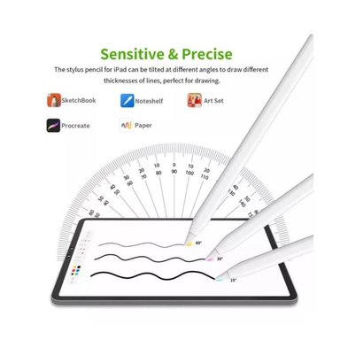APPLE PENCIL 2 ALTERNATIVO CON CARGA INALÁMBRICA MAGNETICA INCLINACION - 2