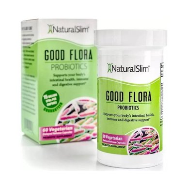 GOOD FLORA PROBIÓTICOS NATURAL SLIM 60 CAPSULAS