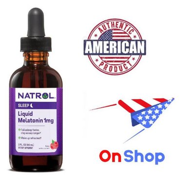 PERFUME GOTAS DORMIR MELATONINA LIQUIDA PURA AMERICANA NATROL INSOMNIO