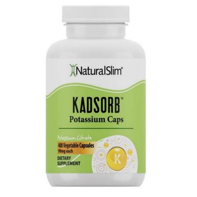 ACCESORIO NATURALSLIM KADSORB CITRATO DE POTASIO NATURAL 400 CÁPSULAS