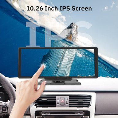 PANTALLA COMPATIBLE CON CARPLAY Y ANDROID AUTO INALAMBRICO AUTORADIO BLUETOOTH - 3