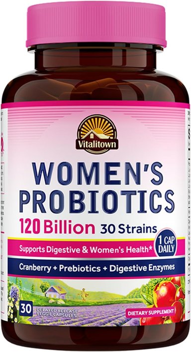 SUPLEMENTOS VITALITOWN PROBIOTICOS PREBIOTICOS VAGINALES MUJERES ENZIMAS WOMEN