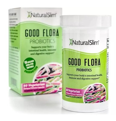 NATURALSLIM GOOD FLORA PROBIOTICS 60 CAPSULAS PROBIOTICOS DIGESTIVOS Y FLORA INTESTINAL