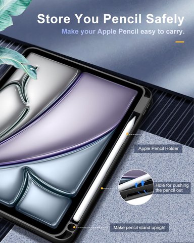 ESTUCHE TIMOVO FUNDA CASE PARA IPAD AIR 6 2024 M2 11 / AIR 5 AIR 4 - 3