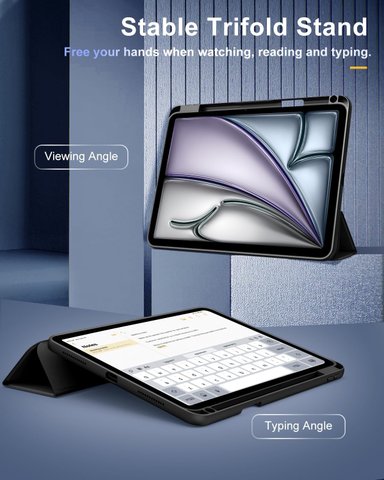 ESTUCHE TIMOVO FUNDA CASE PARA IPAD AIR 6 2024 M2 11 / AIR 5 AIR 4 - 6