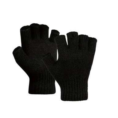 02 GUANTES INVIERNO FRIO ABRIGADOR MITONES CALIDO SIN DEDOS