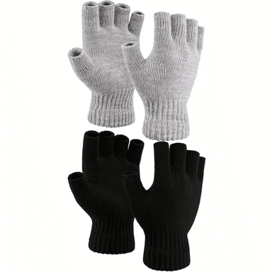 04 GUANTES FRIO ABRIGADOR MITONES CALIDO SIN DEDOS INVIERNO