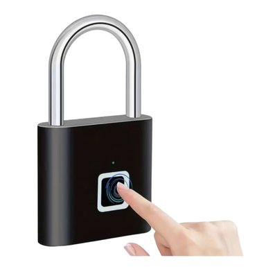 CANDADO HUELLA TACTIL DIGITAL BIOMETRICA SIN LLAVE