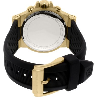 RELOJ MICHAEL KORS HOMBRE ANÁLOGO MK8445 BLACK AND GOLD DORADO - 2