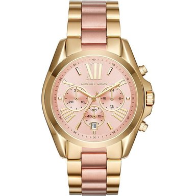 RELOJ MICHAEL KORS MUJER ANÁLOGO MK6359 BRADSHAW ROSE AND GOLD NUEVO GENUINO