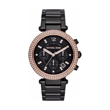 RELOJ MICHAEL KORS MUJER ANÁLOGO MK5885 BLACK NUEVO GENUINO