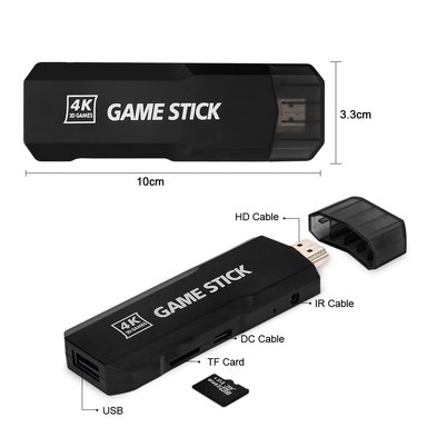 CONSOLA VAYAVA X2 PLUS MULTIPLATAFORMA FHD RETRO GAME STICK 128 GB 40000 JUEGOS HD PS1 PSP SN64 CON MANDOS RECARGABLES - 3