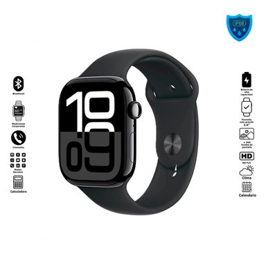 SMARTWATCH T900 PRO MAX SERIE 10 NEGRO 2025