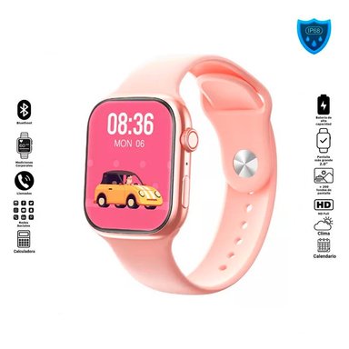 SMARTWATCH T900 PRO MAX SERIE 10 ROSA 2025