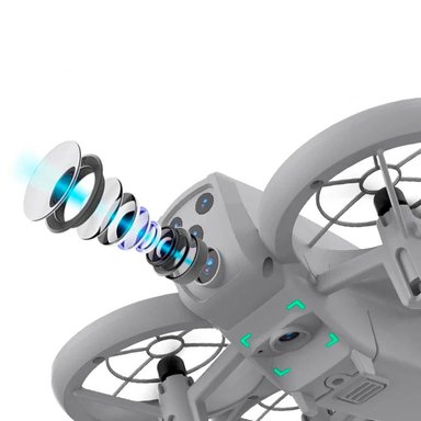 MINI DRONE RC CZ05 GRIS CONTROL REMOTO - 3