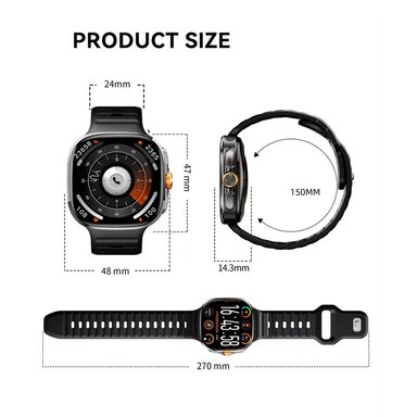 SMARTWATCH M99 PRO ANDROID PLAY STORE AMOLED BEIGE CORREA GRATIS - 2
