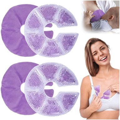 COMPRESAS GEL DAUER LACTANCIA REUTILIZABLE FRIO Y CALIENTE X 2 UNIDADES