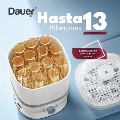 ESTERILIZADOR Y SECADOR DE BIBERONES CON VAPORIZADOR, DISPOSITIVO 3 EN 1 MULTIFUNCIONAL PARA BEBES - 5