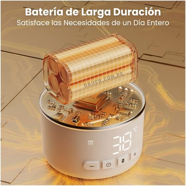TERMO CALENTADOR DE LECHE PORTÁTIL RECARGABLE INALÁMBRICO DE 35C-55C 500ML + CARGA RÁPIDA - 3