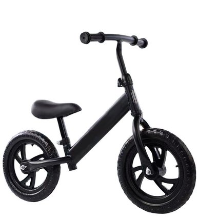 BICICLETA DE BALANCE PARA NIÑOS BASIC COLOR NEGRO