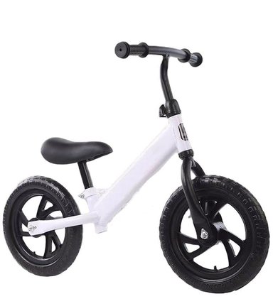 BICICLETA DE BALANCE BASIC BLANCO PARA NIÑOS