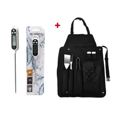 SET ACCESORIOS COCINA HELIOS ECOGRILL MLA2 ACERO PARRILLERO GRANDE X 20 UTENSILIOS PARRILLAS ASADOS MALETIN PREMIUM - 4